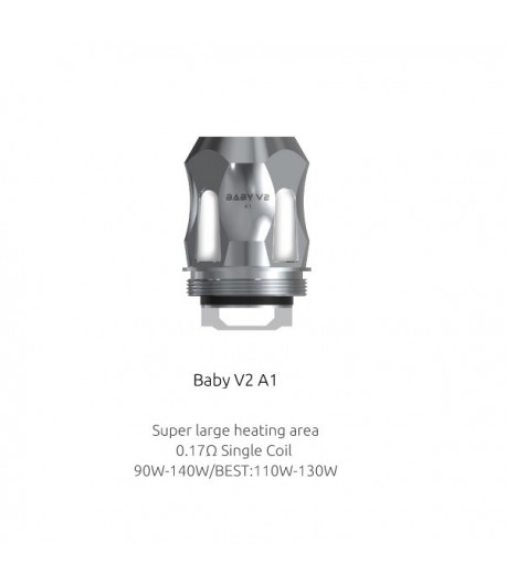 Résistances TFV8 Baby V2. A1 - A2 - A3 Smok