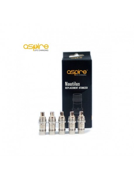 Résistances Nautilus Aspire (X5) Pour Nautilus, Nautilus 2, 2S et Mini Nautilus